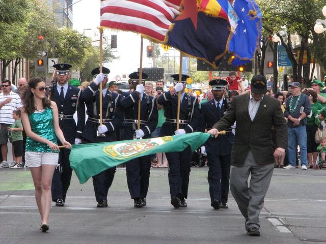 Parade Banner and USAF Color Guard